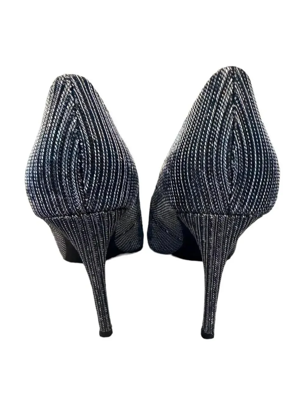 Carlos Santana | Women's Silver Metallic Heels | Size 7.5 | 0945